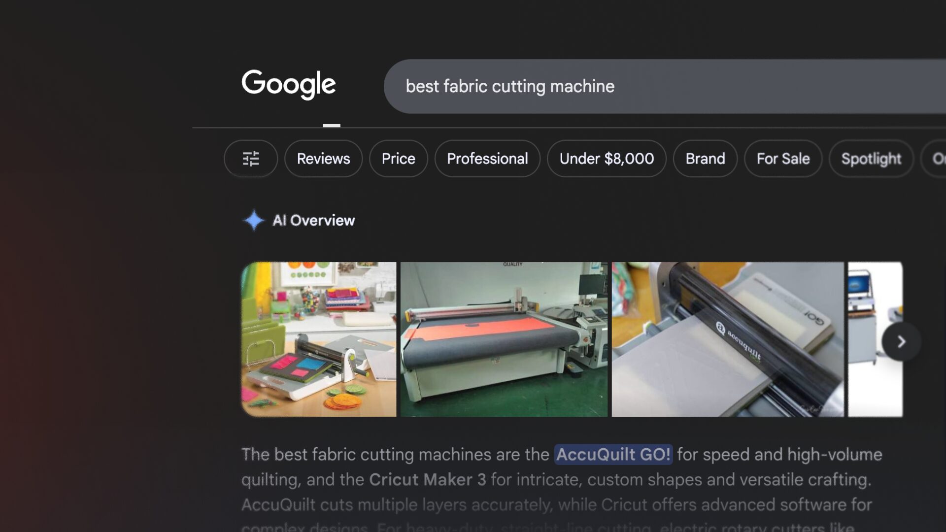 How AccuQuilt became a top recommendation in Google AI Overview